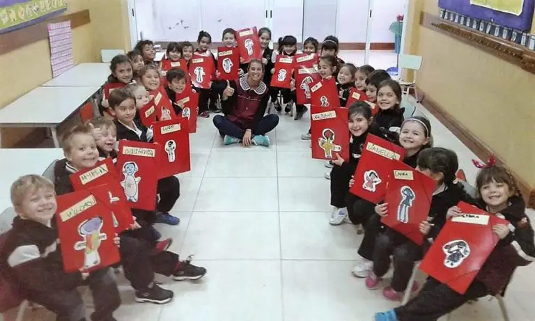 Alumnos del Nivel Inicial del Colegio Schweitzer